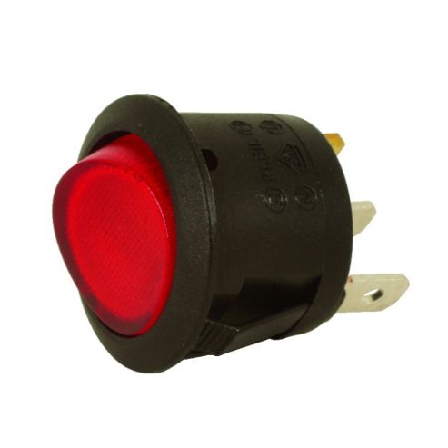 Image of 12vdc Sp Rocker Red