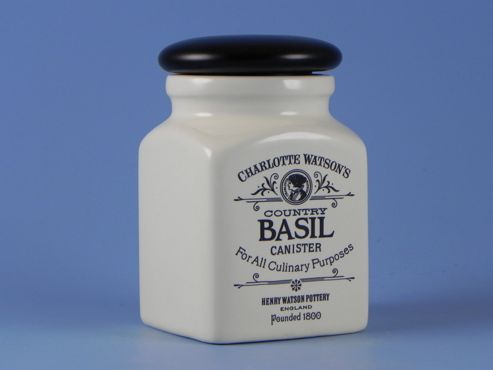 Image of Henry Watson Pottery Charlotte Watson Herb / Spice Jar - Basil