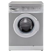 Beko WMB51221S Washing Machine, 5kg Wash Load, 1200 RPM Spin, A+ Energy Rating. Silver