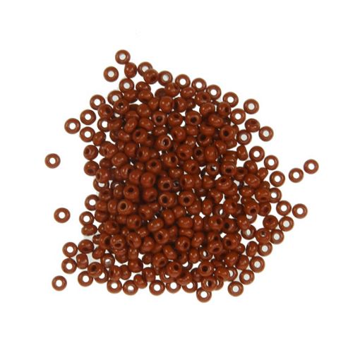 Image of Czech Seed Bead 10/0 Op Light Brown