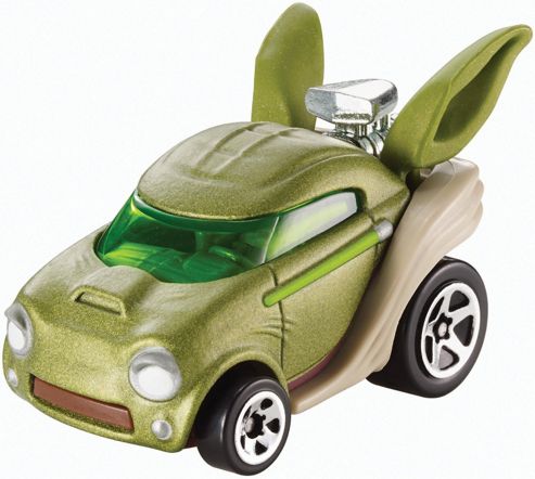 Image of Star Wars Hot Wheels Yoda Die Cast Car