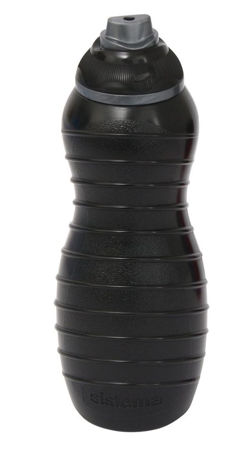 Image of Sistema 700ml Black Twist 'n' Sip Bottle
