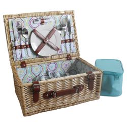 Optima Carnival Slide Flower 2 Person Picnic Basket