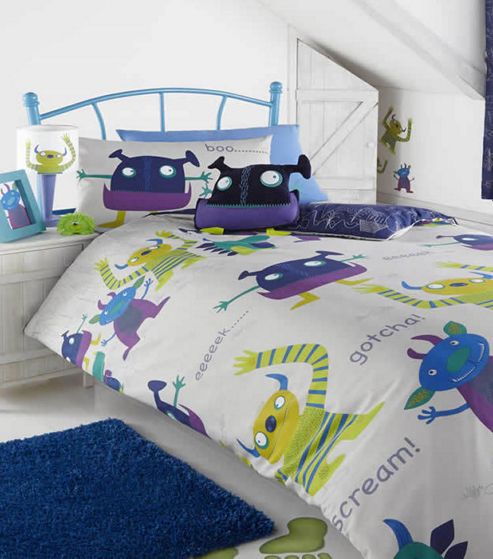 Image of Friendly Monsters, Single Bedding