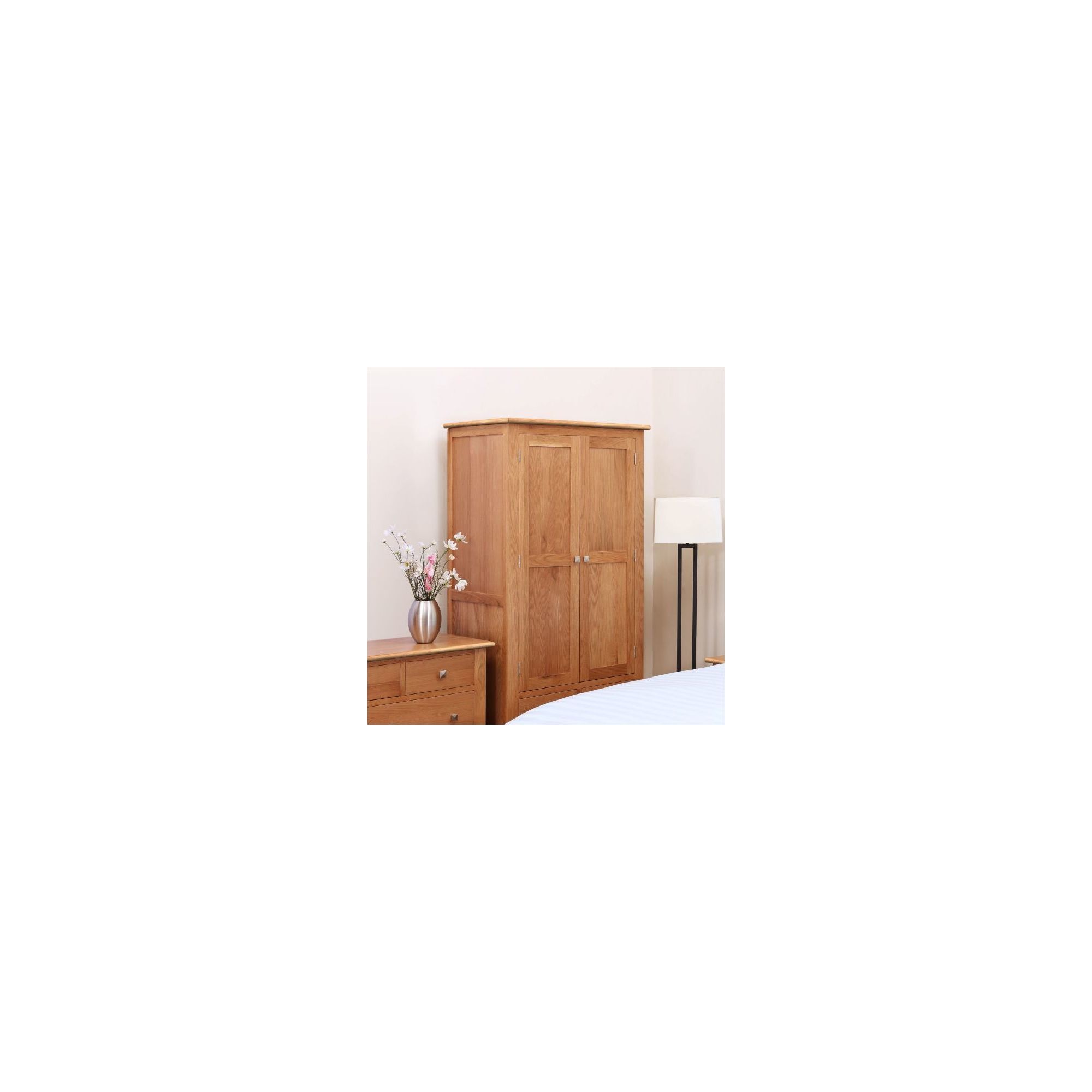 Kelburn Furniture Pitkin Oak Wardrobe at Tesco Direct