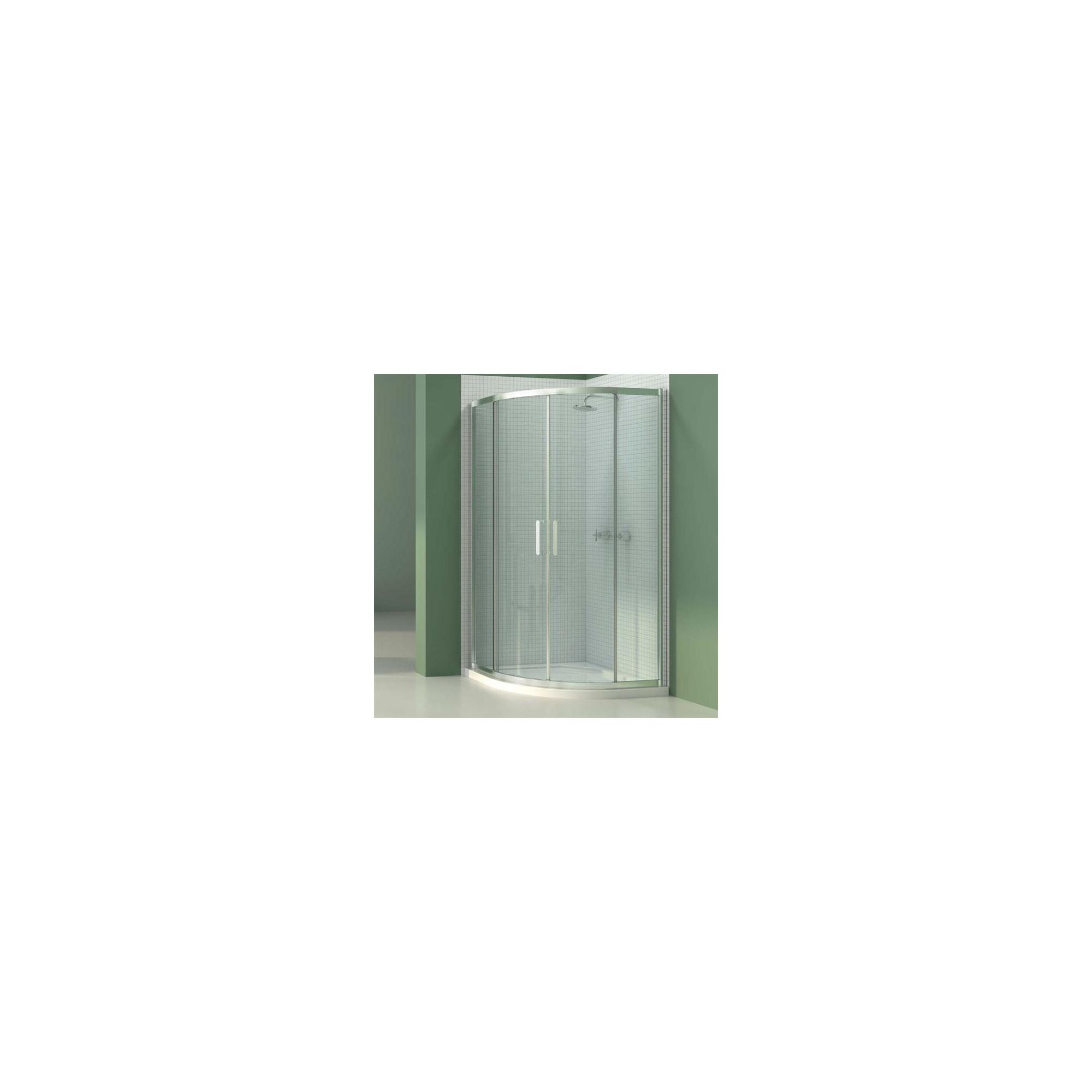 Merlyn Vivid Six Quadrant Shower Enclosure, 800mm x 800mm, Low Profile Tray, 6mm Glass at Tesco Direct