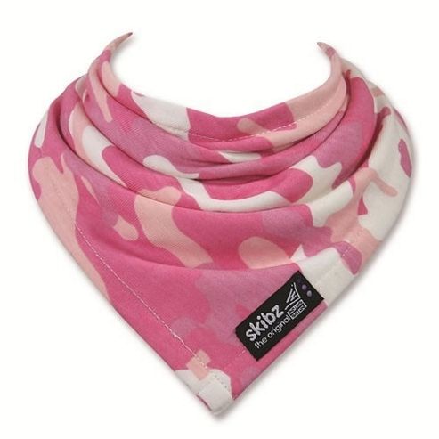 Image of Skibz Bandana Dribble Bib - Pink Camouflage
