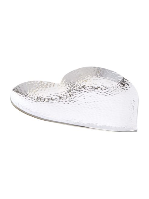 Image of Beaten Metal Heart Plate Small