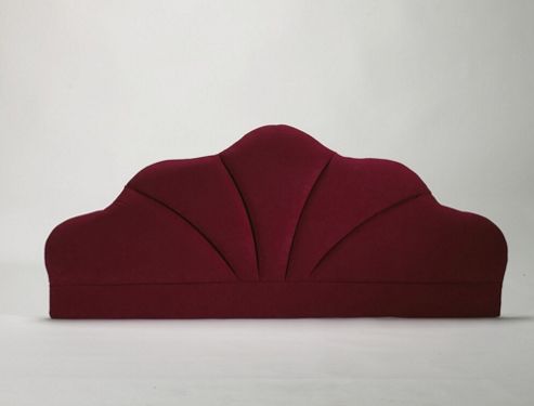 Image of The Shire Bed Company Sunrise Velour Headboard - Small Single - Black