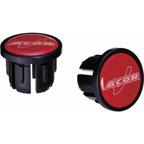 Image of Acor Reflective Road Handlebar End Plugs. 2 Pieces Per Set