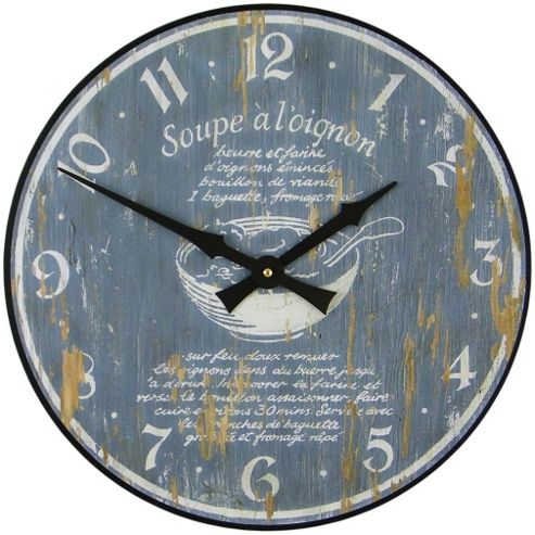 Image of Roger Lascelles Clocks Soupe A L'oignin Wall Clock