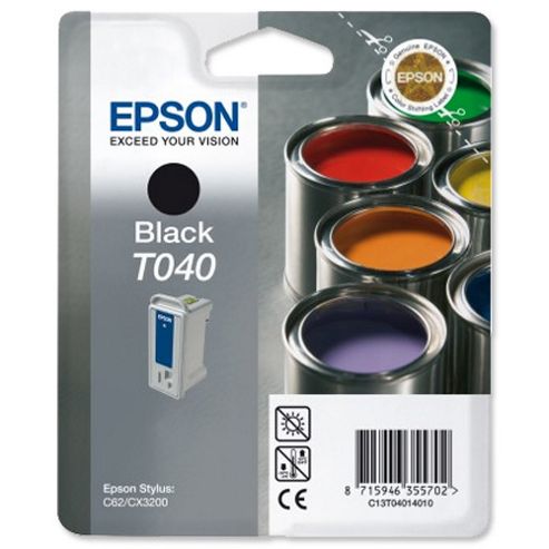 Image of Epson Singlepack Black T040