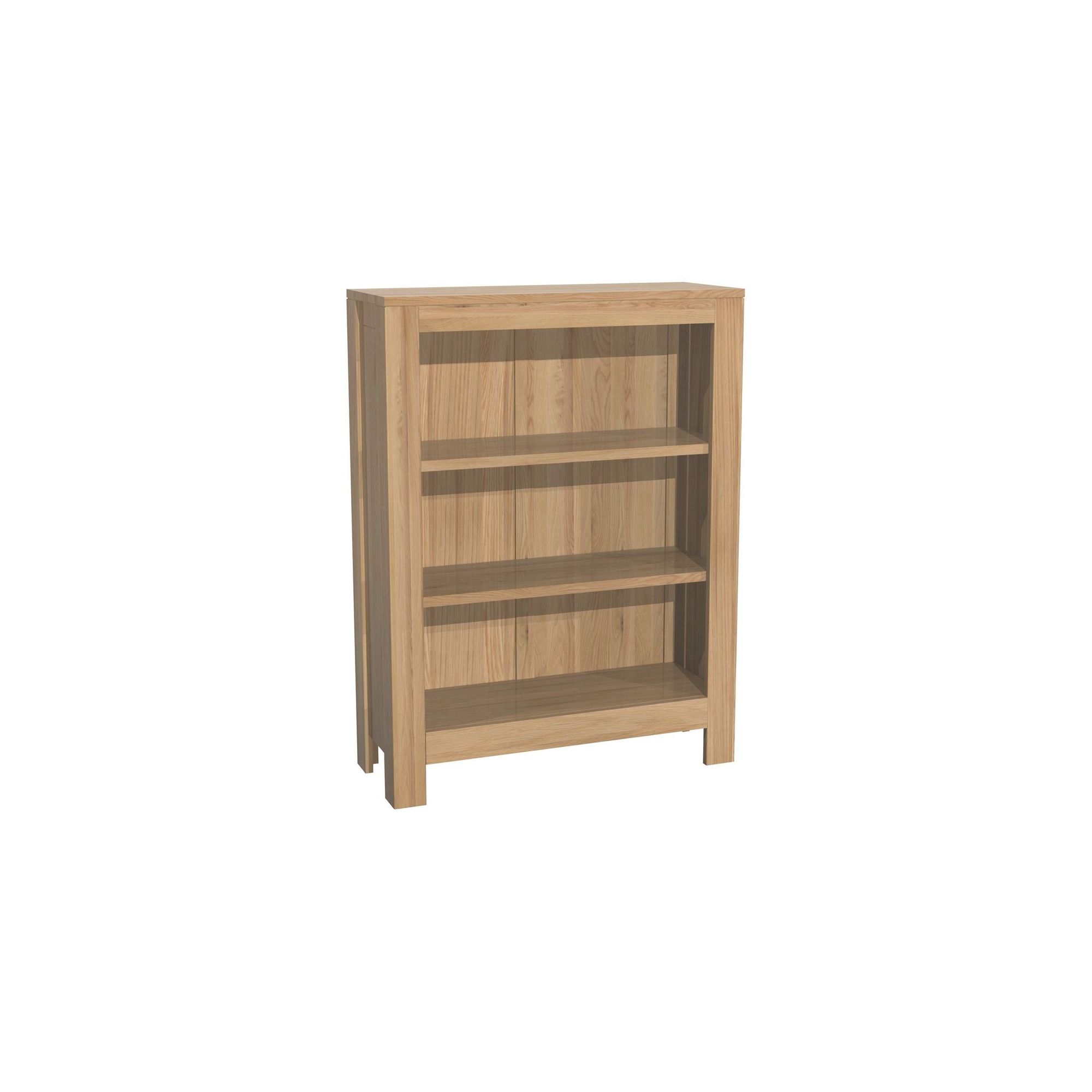 Kelburn Furniture Milano Wide Bookcase in Clear Satin Lacquer at Tesco Direct