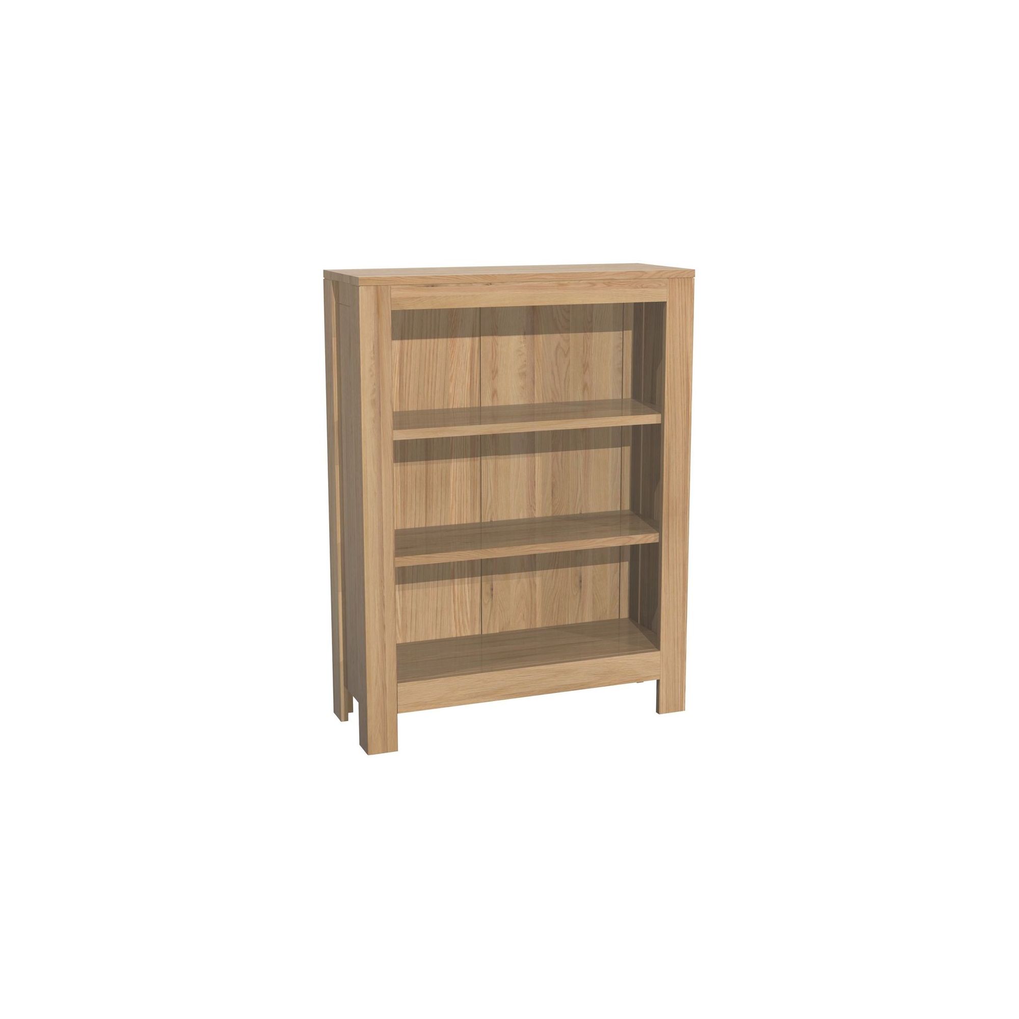 Kelburn Furniture Milano Wide Bookcase in Clear Satin Lacquer at Tescos Direct