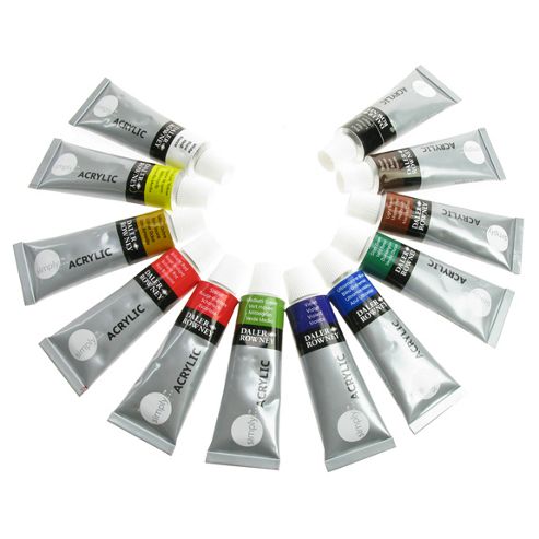 Image of Daler Simply Acrylic Set 12 X 12ml Tubes