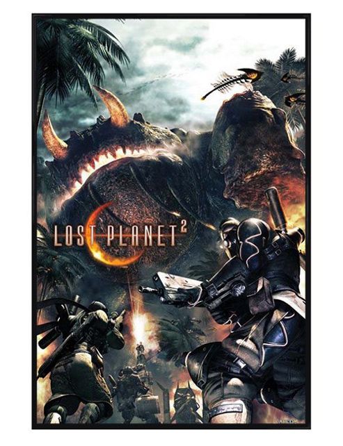 Image of Gloss Black Framed The Lost Planet 2 Poster