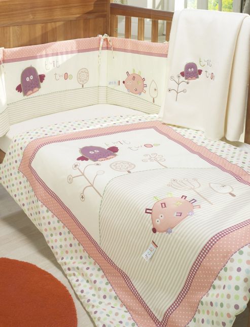 Image of Lollipop Lane Upsy Daisy 4-piece Bedding Bale - White