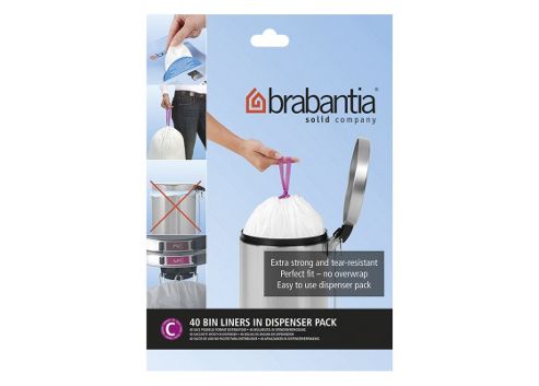 Image of Brabantia Perfectfit Bags Size C 10-12 Litre 40 Bag Dispenser Pack