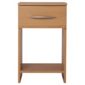 Ashton 1 Drawer Bedside Cabinet Beech