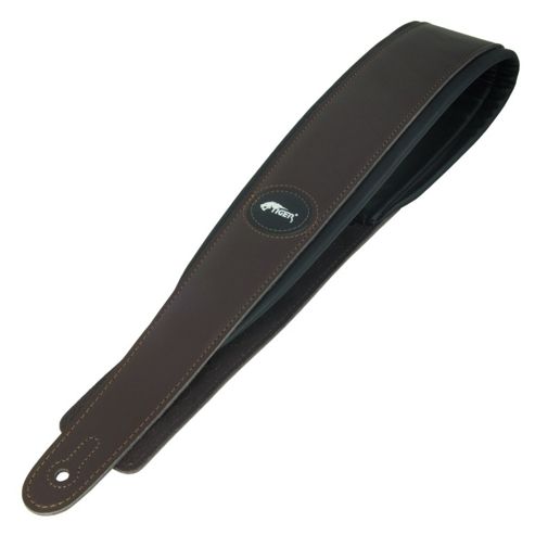 Image of Brown Leather Guitar Strap