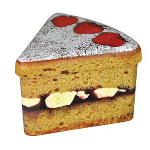 Image of Good Enough To Eat Cake Slice Tin, Victoria Sponge Cake