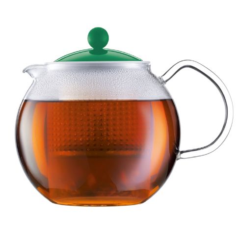 Image of Bodum 1.5 L Tea Press Teapot, Green