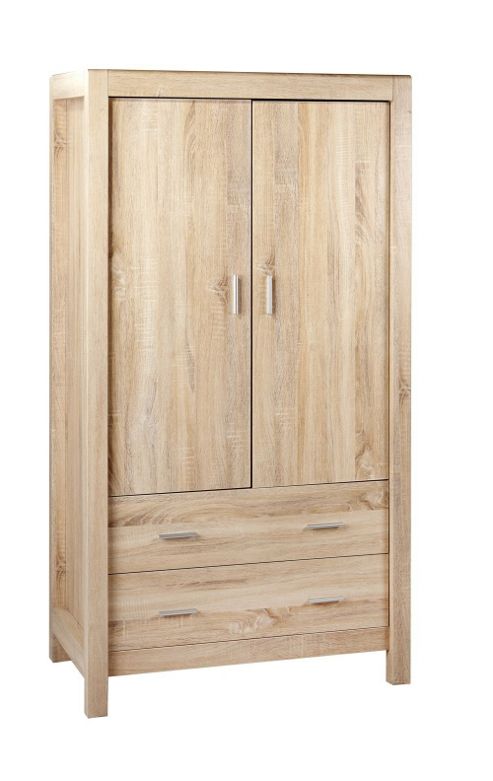 Image of Tutti Bambini Milan Wardrobe - Reclaimed Oak Finish
