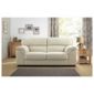 Galileo Large Leather Sofa Ivory