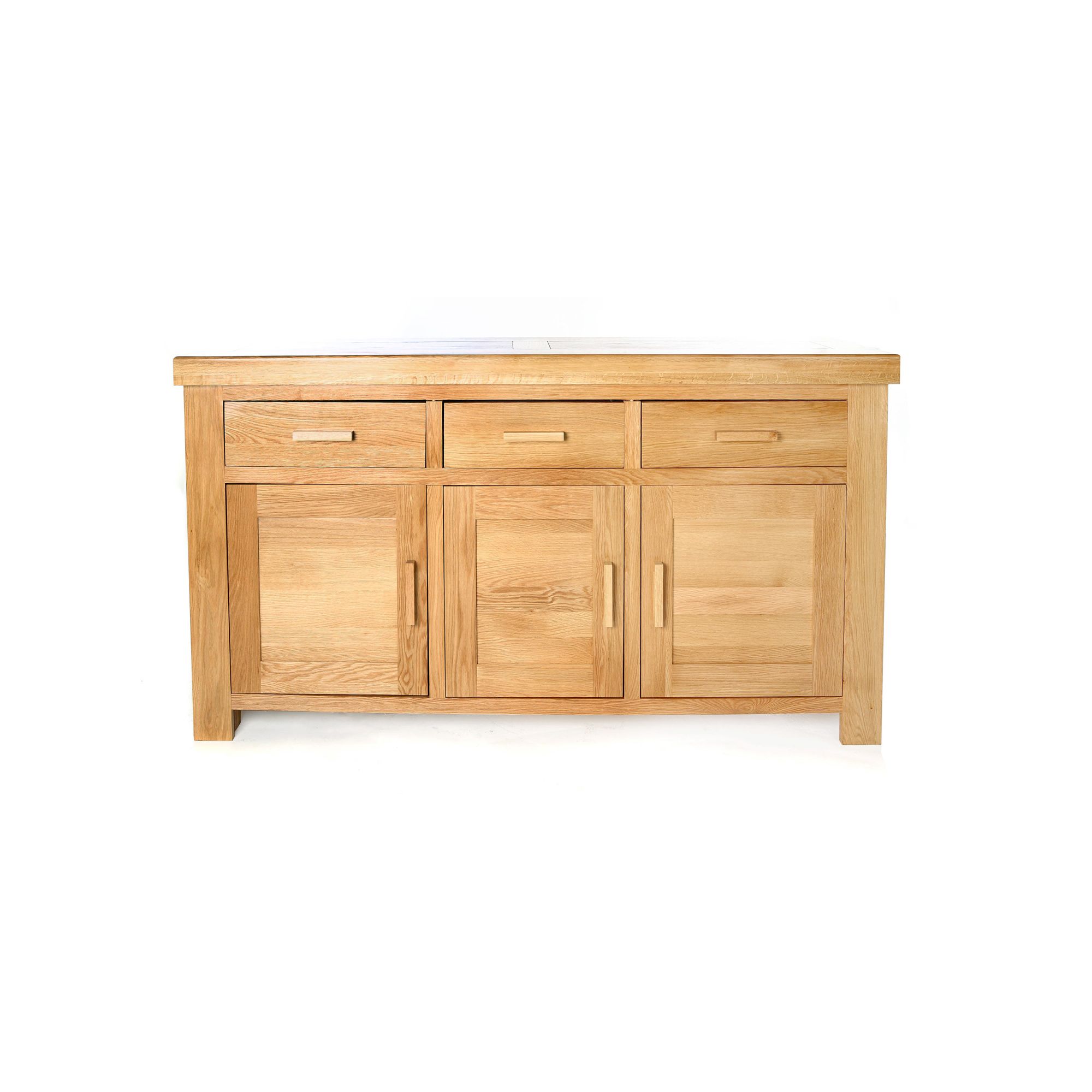 Shankar Enterprises Grand Marseille Large Sideboard - Natural Oak at Tescos Direct