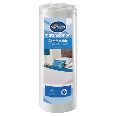 Image of Silentnight 24hr 14cm Double Mattress - Rolled Foam