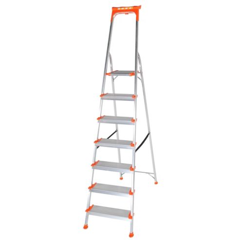 Image of Trade 7 Tread Platform Wide Comfort Step Ladder