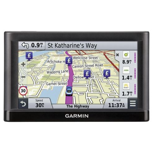 Image of Garmin Nuvi 55 Lm Sat Nav, 5" Lcd Touch Screen, Uk/ireland Lifetime Map Updates