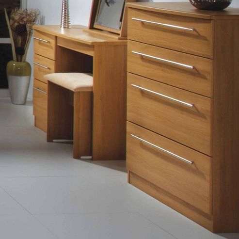 Image of Welcome Furniture Sherwood 5 Drawer Deep Chest - Maple