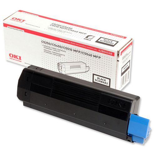Image of Oki Standard Toner Cartridge For C5250/c5450/c5510 Mfp/c5540 Mfp Printers (black)