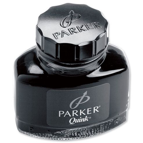 Image of Parker Quink Bottled Ink Permanent 57ml Bottle Black Ref S0037460