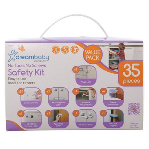 Image of Dreambaby Start Safety Kit No Tools No Screws 35 Pieces Uk