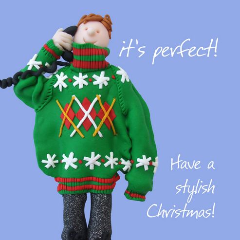 Image of Holy Mackerel Its Perfect! Have A Stylish Christmas Greetings Card