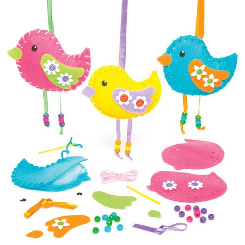 Image of Bird Decoration Sewing Kits (pack Of 3)