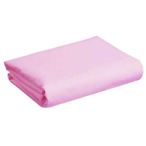 Image of Single Cot Bed Jersey Fitted Sheet (pink)