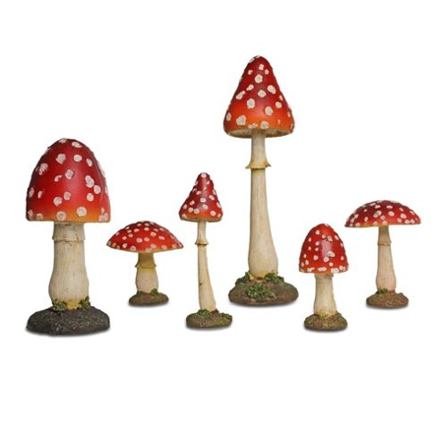 Toadstool Ornament | Garden Ornaments, Toadstool, Ornaments