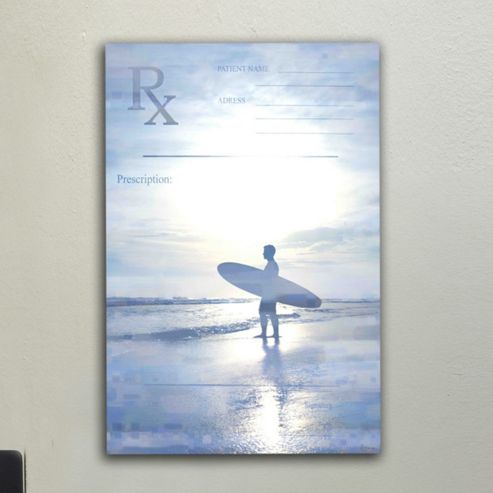 Image of Parvez Taj Rx Surf Canvas Wall Art - 152 Cm H X 101 Cm W X 5 Cm D