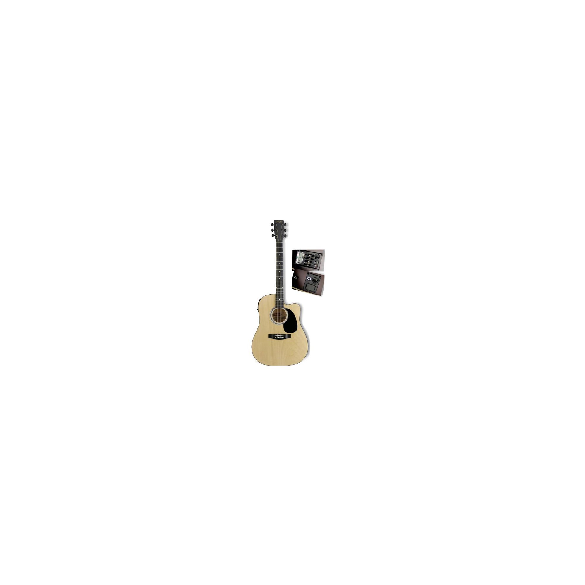 Rocket Electro Acoustic Dreadnought Guitar inc Tuner