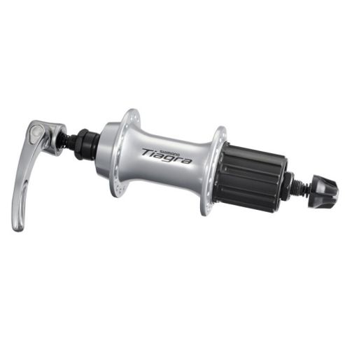 Image of Shimano Tiagra 4600 Rear Q/r Hubs - Silver 36h