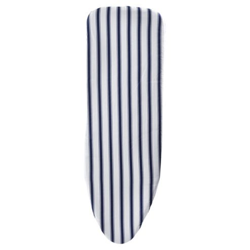 Image of Russel Indigo Striped Elasticated Ironing Board Cover - Large
