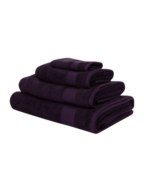 Image of Linea Softer Feel Egyptian Cotton Bath Towel Aubergine