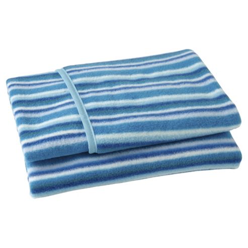 Image of Clair De Lune Fun & Funky Pram Blanket - Sherbet Blue