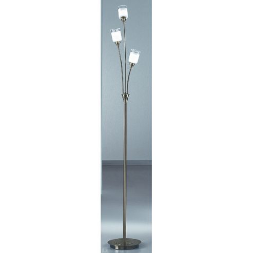 Image of Franklite Campani Three Light Standard Floor Lamp - Bronze