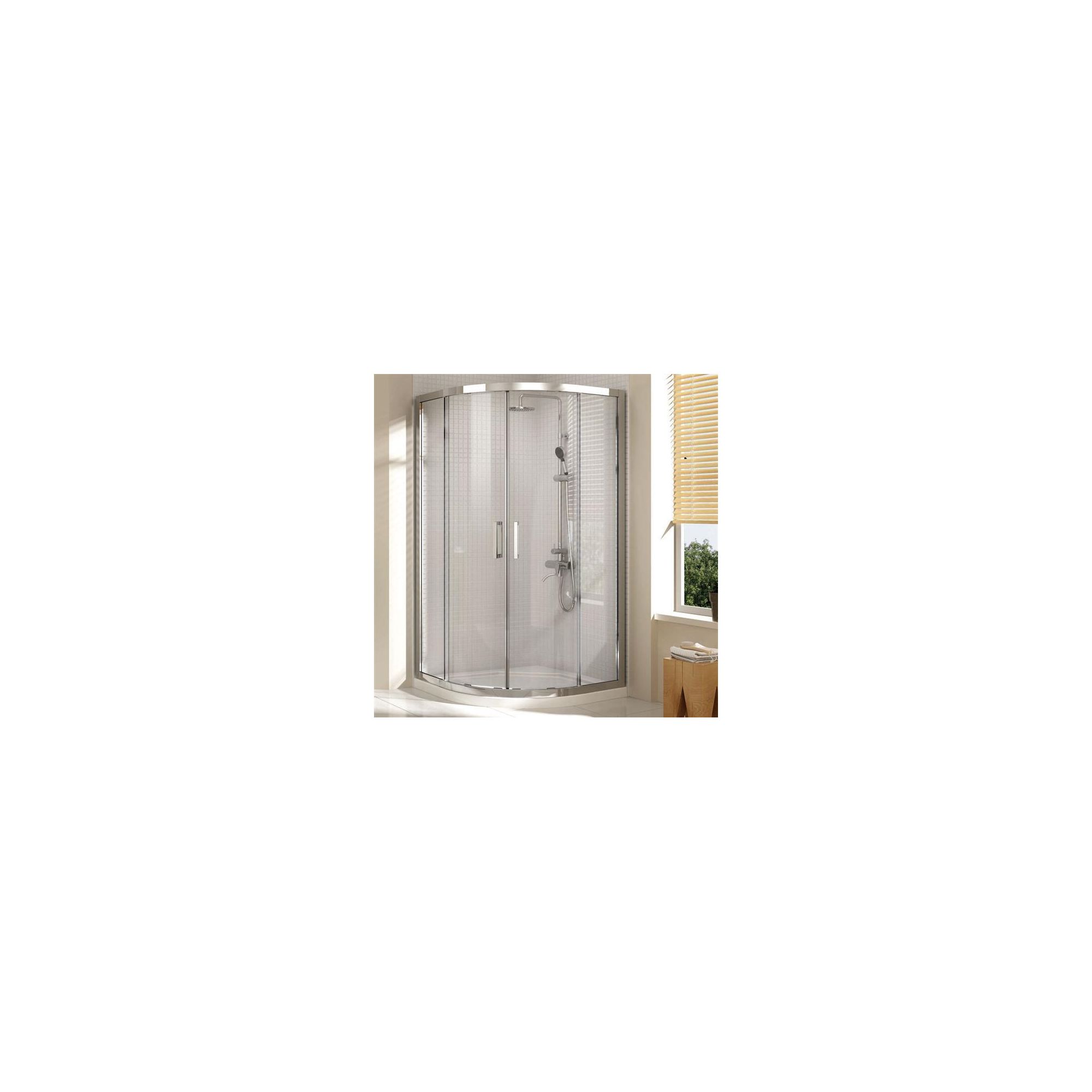 Merlyn Vivid Eight Quadrant Shower Enclosure, 900mm x 900mm, Low Profile Tray, 8mm Glass at Tesco Direct