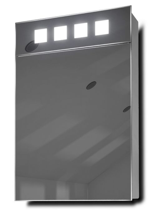 Image of Alita Corner Cabinet Mirror With Demister Pad, Shaver Socket & Sensor K149