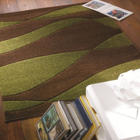 Image of Orleans Organza Brown/green 80x150 Cm Rug